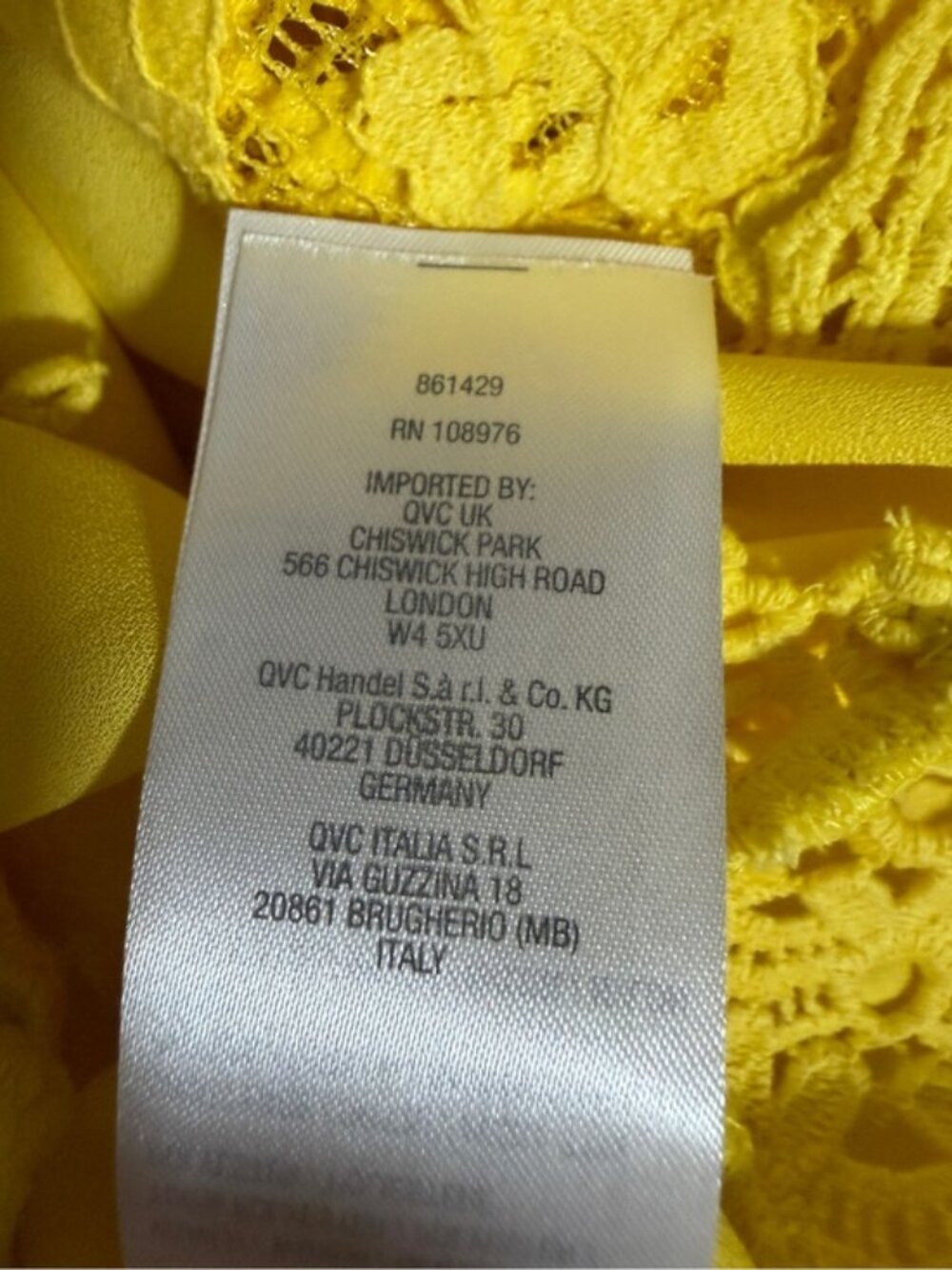 Colleen Lopez Yellow Lace Sleeve Off Shoulder Boho Tunic Top M - Picture 12 of 13